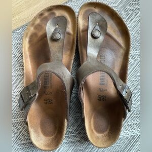 Birkenstock Brown Leather Sandals